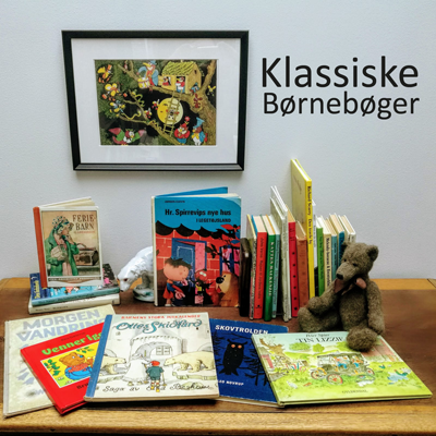 Samling af antikvariske klassiske børnebøger