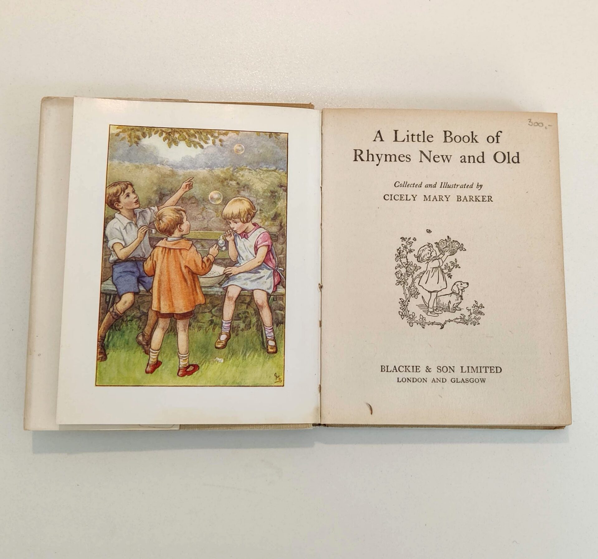 A Little Book of Rhymes New and Old by Cicely Mary Barker - Billede 2