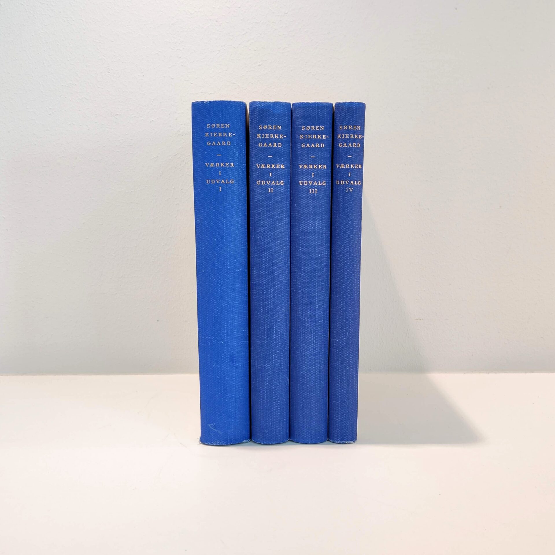 Søren Kierkegaard værker i udvalg I - IV