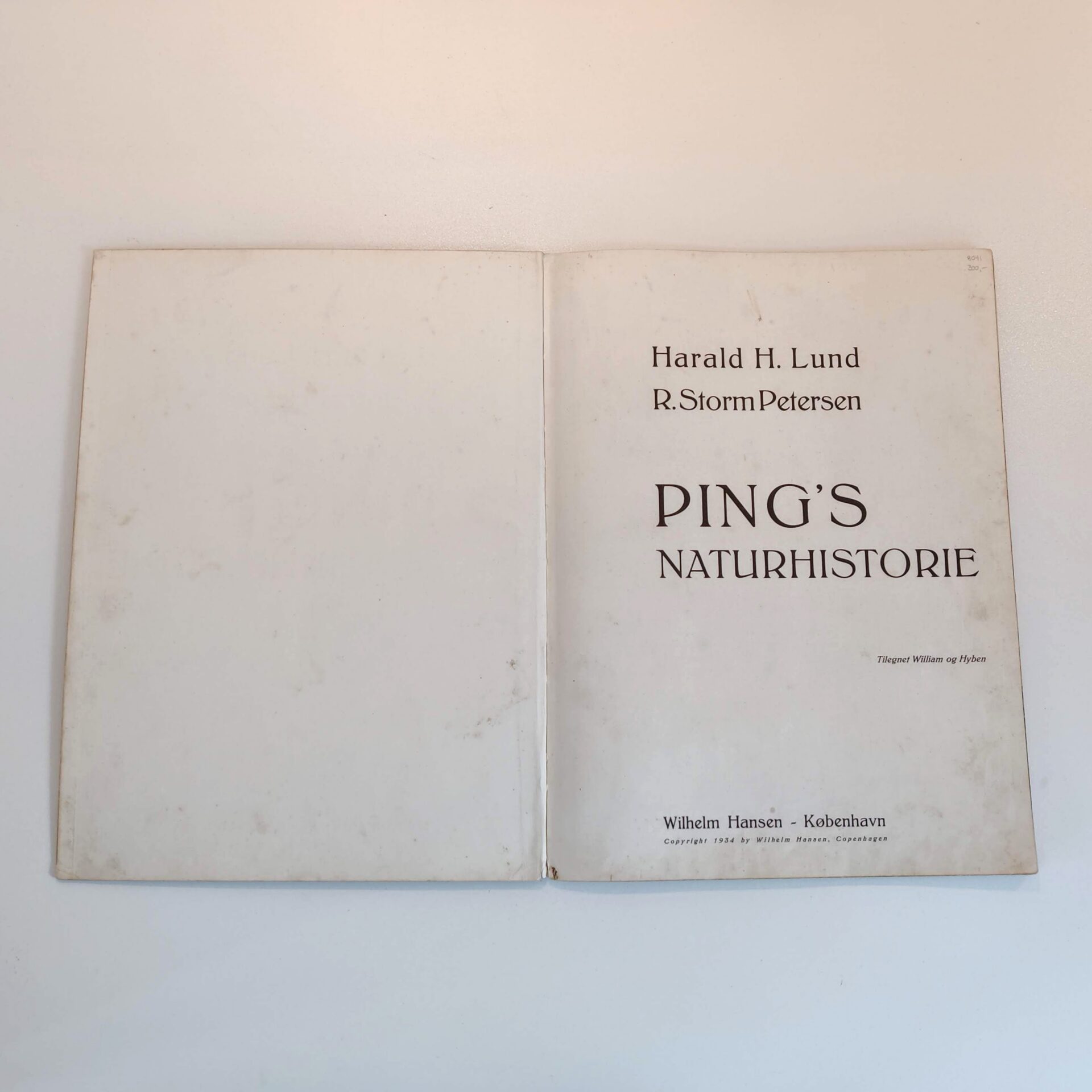 Pings Naturhistorie af Harald H. Lund og R. Storm Petersen - Billede 2