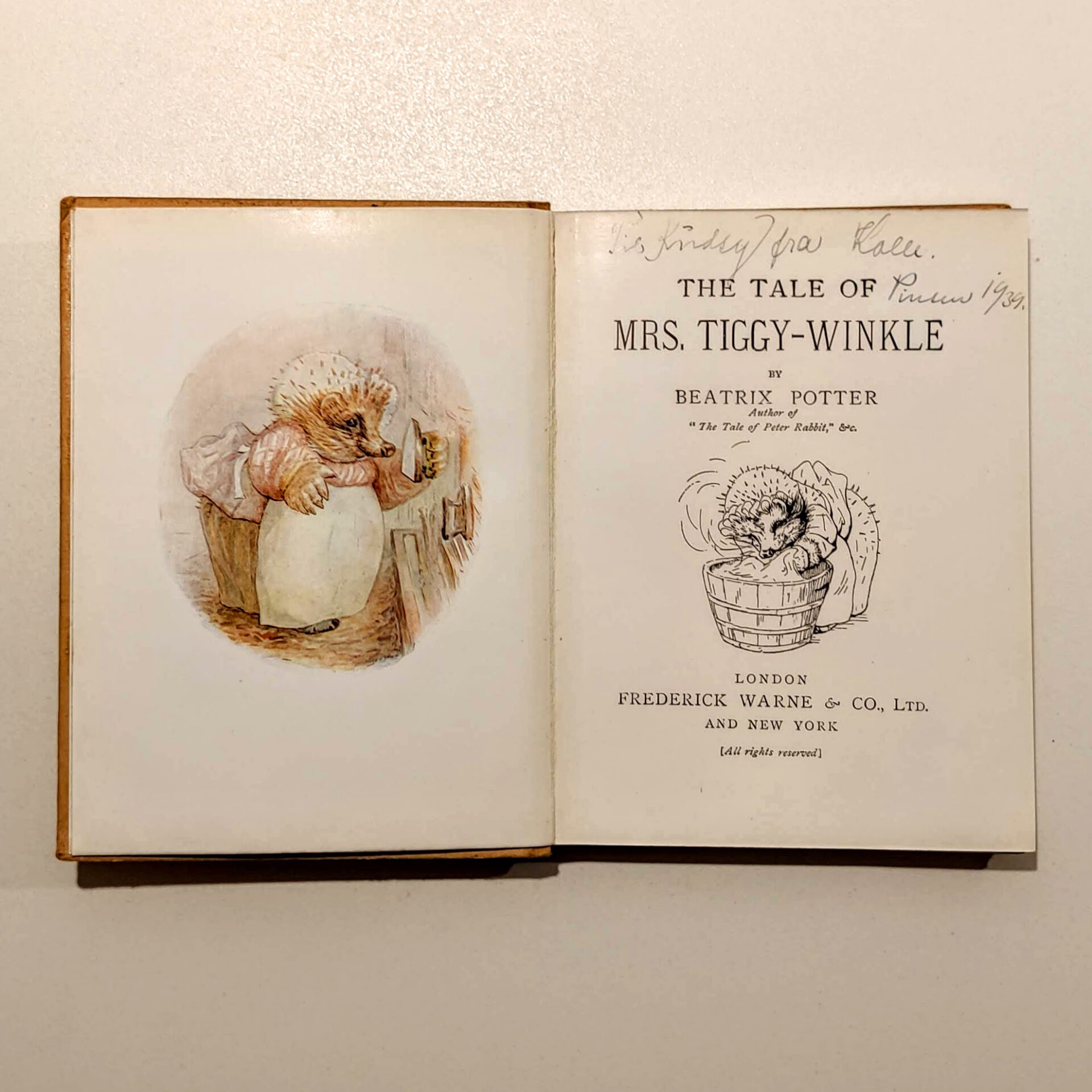 The Tale of Mrs. Tiggy-Winkle by Beatrix Potter - Billede 2