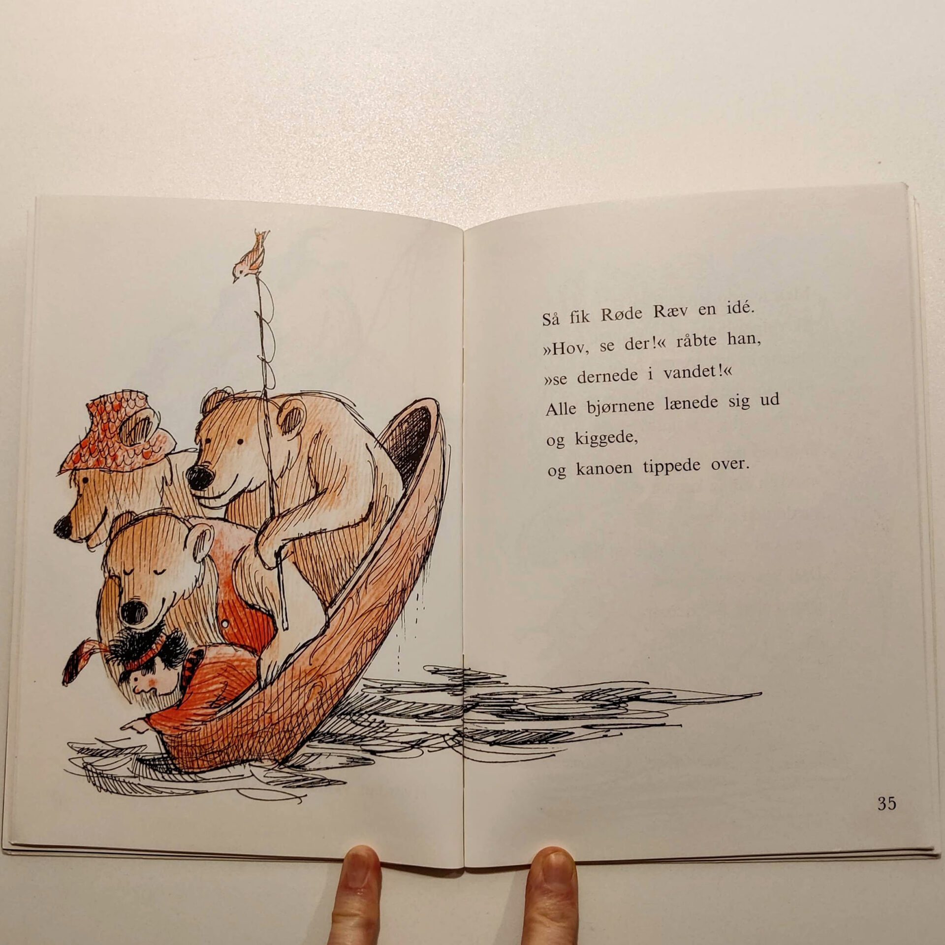 Røde Ræv og hans kano af Nathaniel Benchley - Billede 2