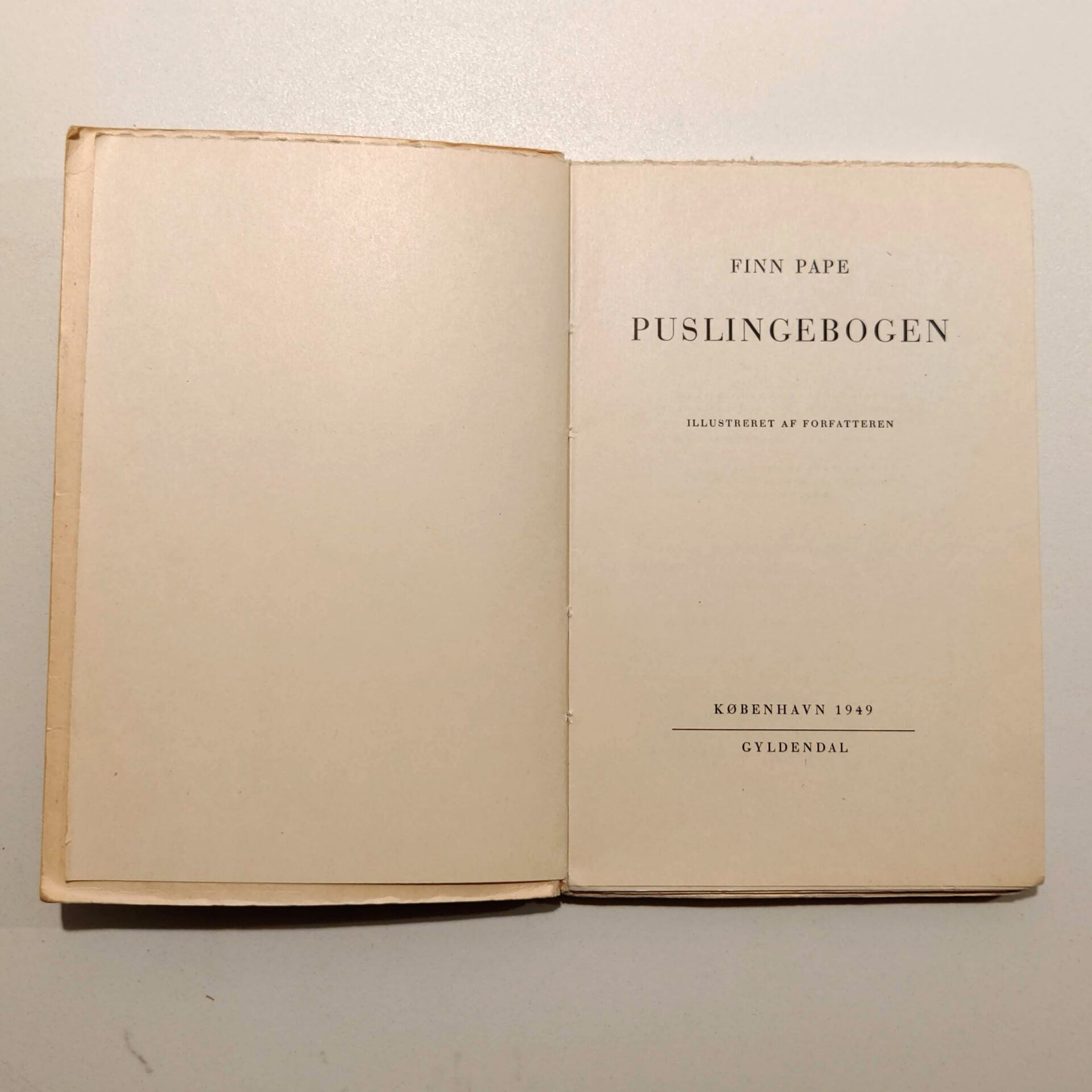Puslingebogen af Finn Pape - Førsteudgave - Billede 2