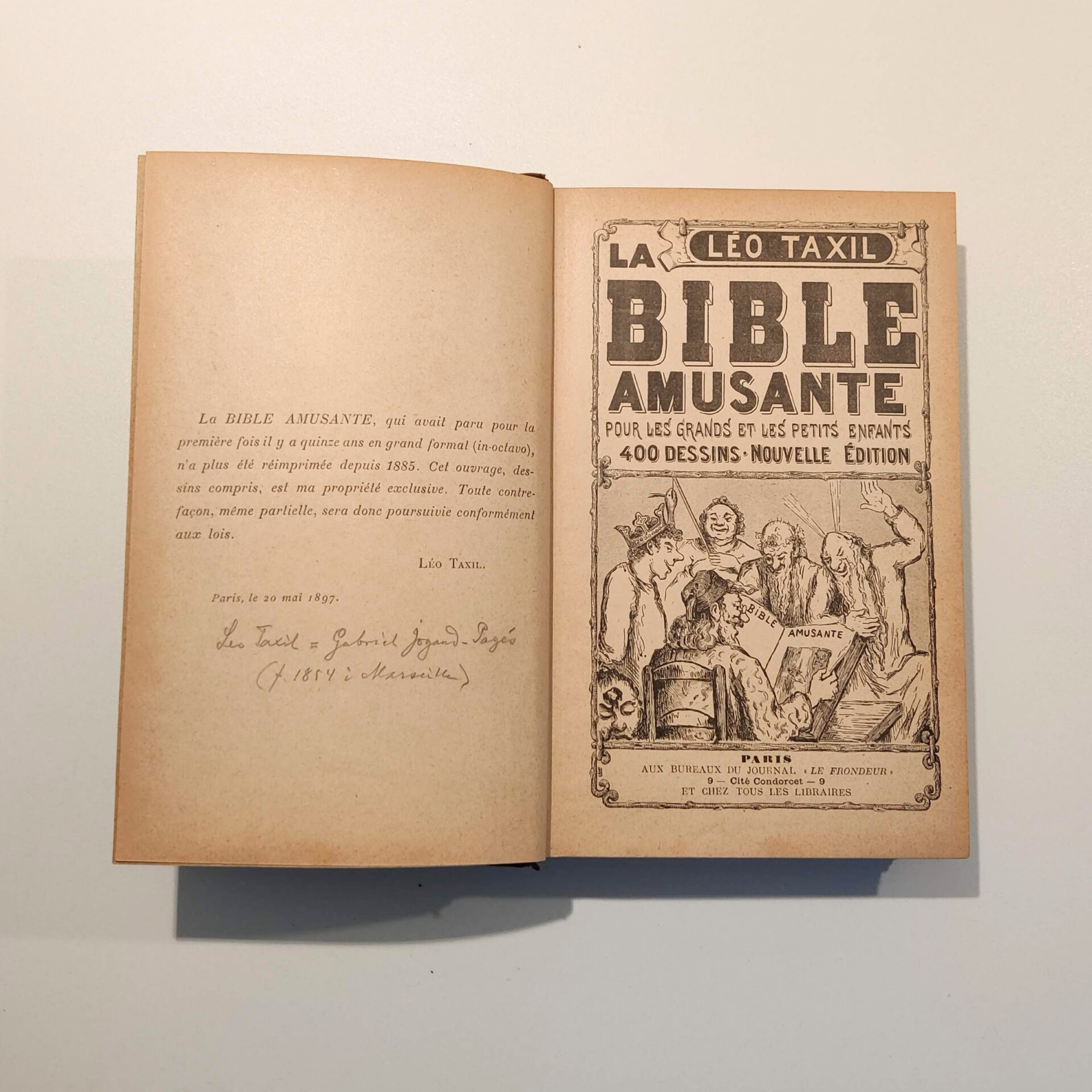 Bible amusante af Leo Taxil
