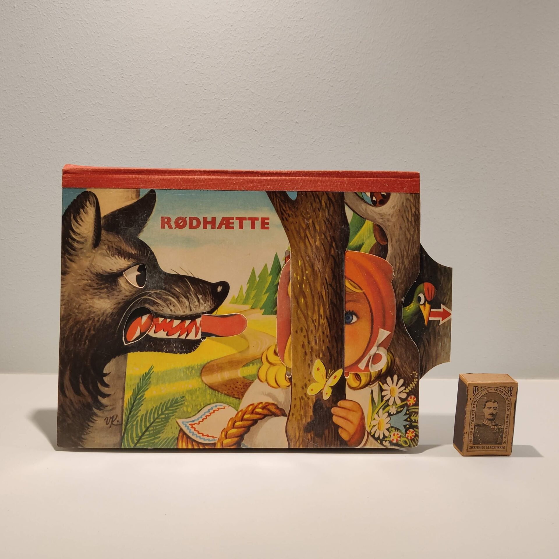 Rødhætte retro pop-up bog