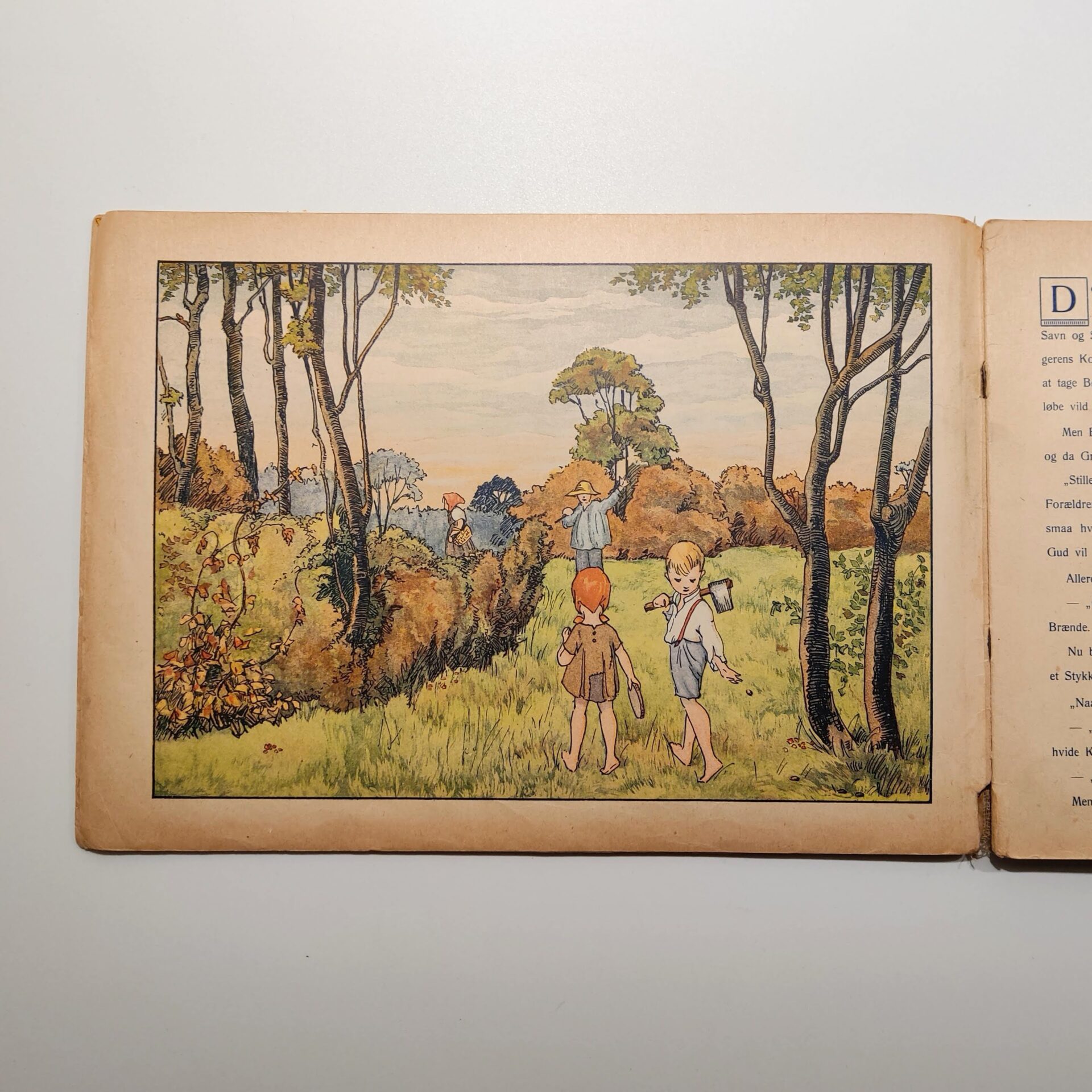 Hans og Grete illustreret af Marie Hjuler - sjælden børnebog. - Billede 3