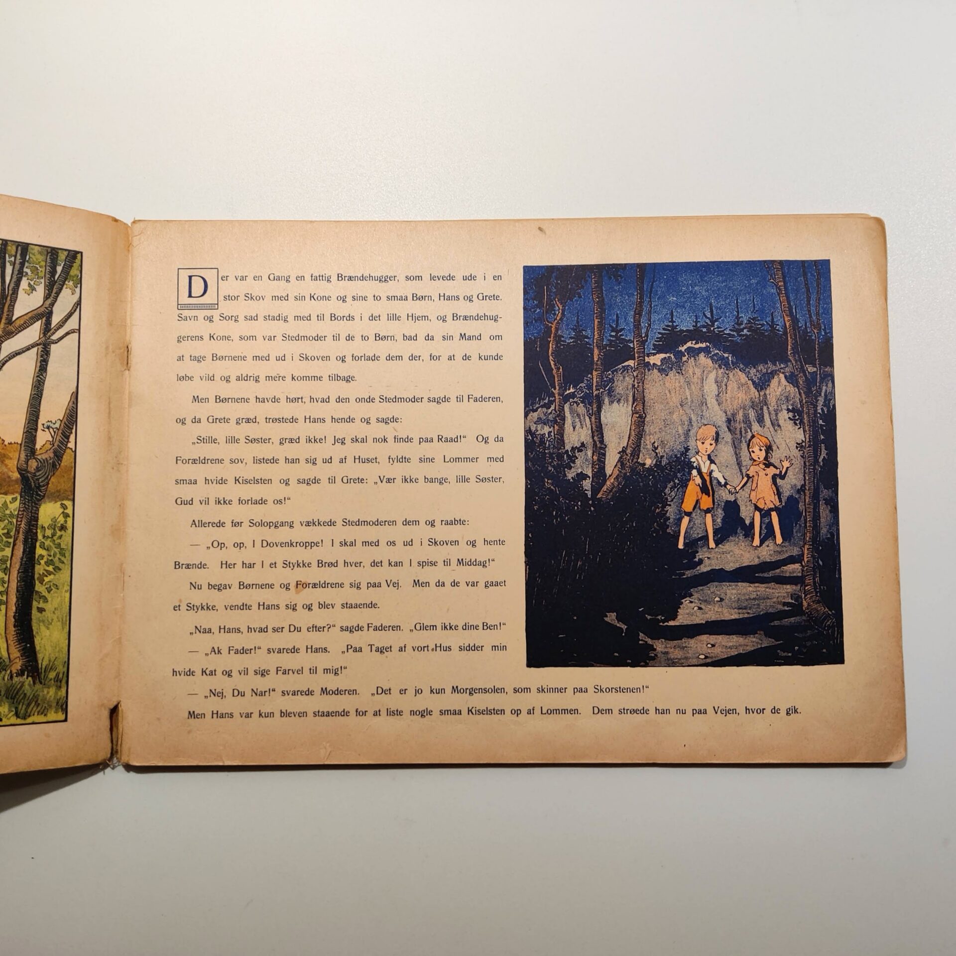 Hans og Grete illustreret af Marie Hjuler - sjælden børnebog. - Billede 4