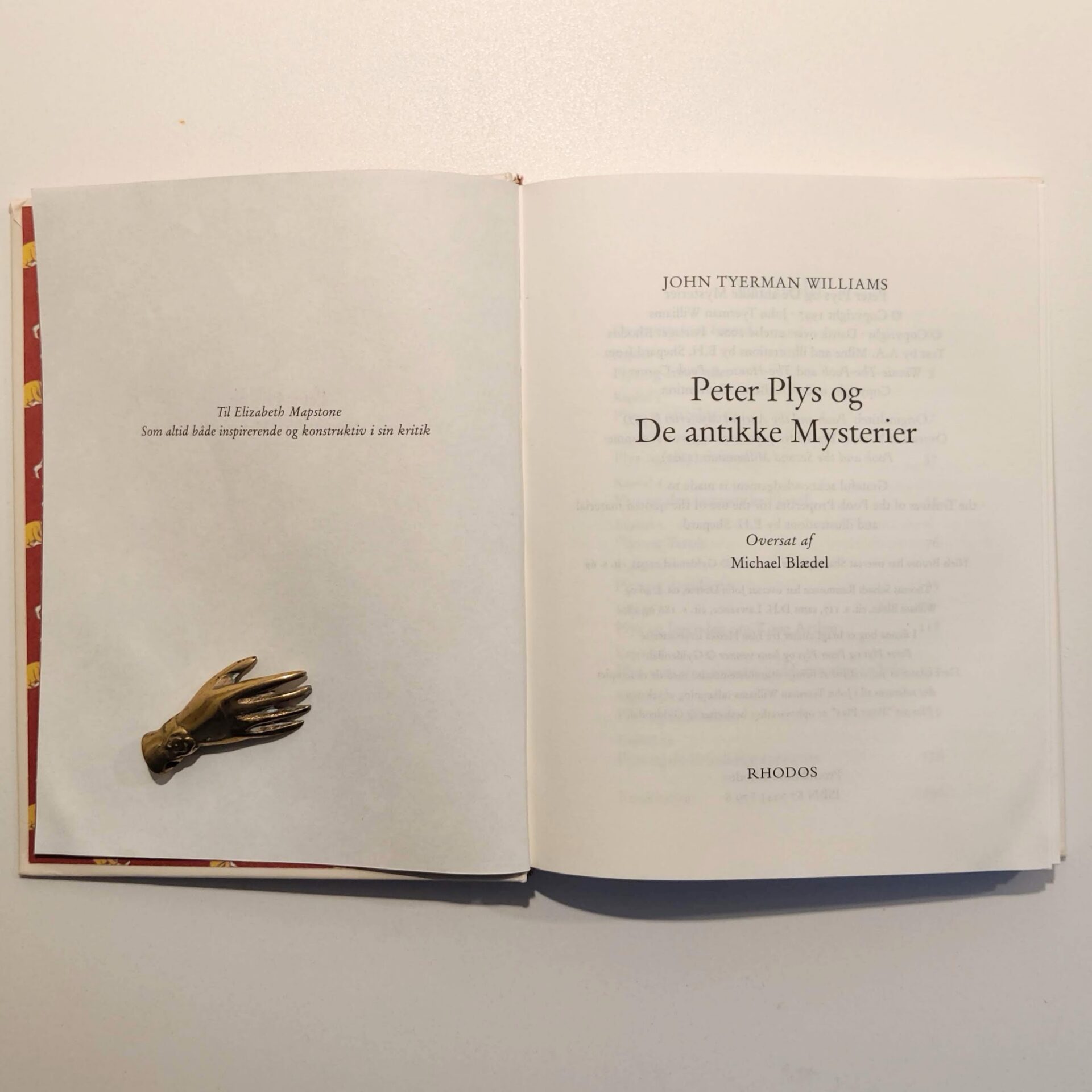 Peter Plys og De antikke Mysterier af John Tyerman Williams - Billede 2