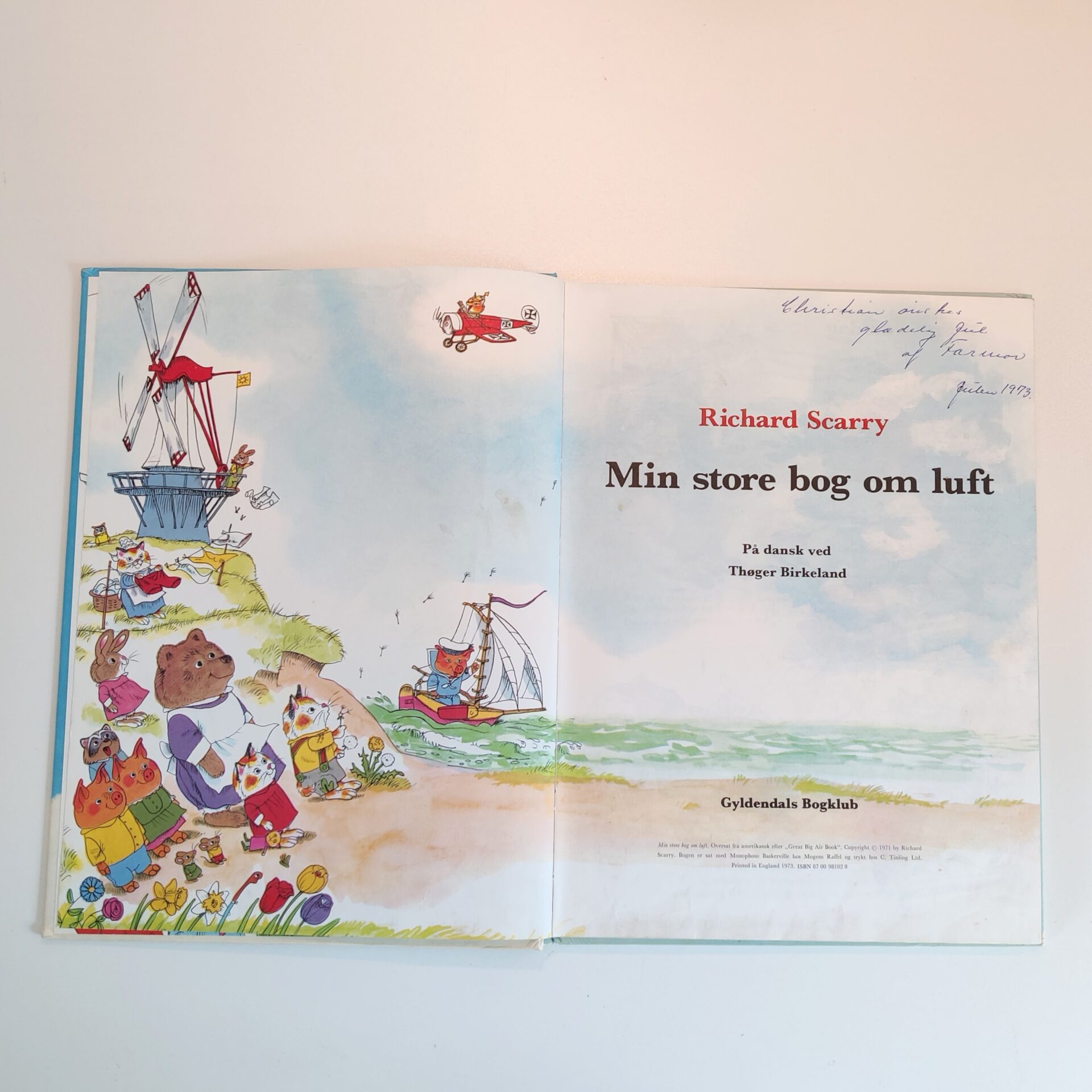 Min store bog om luft af Richard Scarry - Billede 2