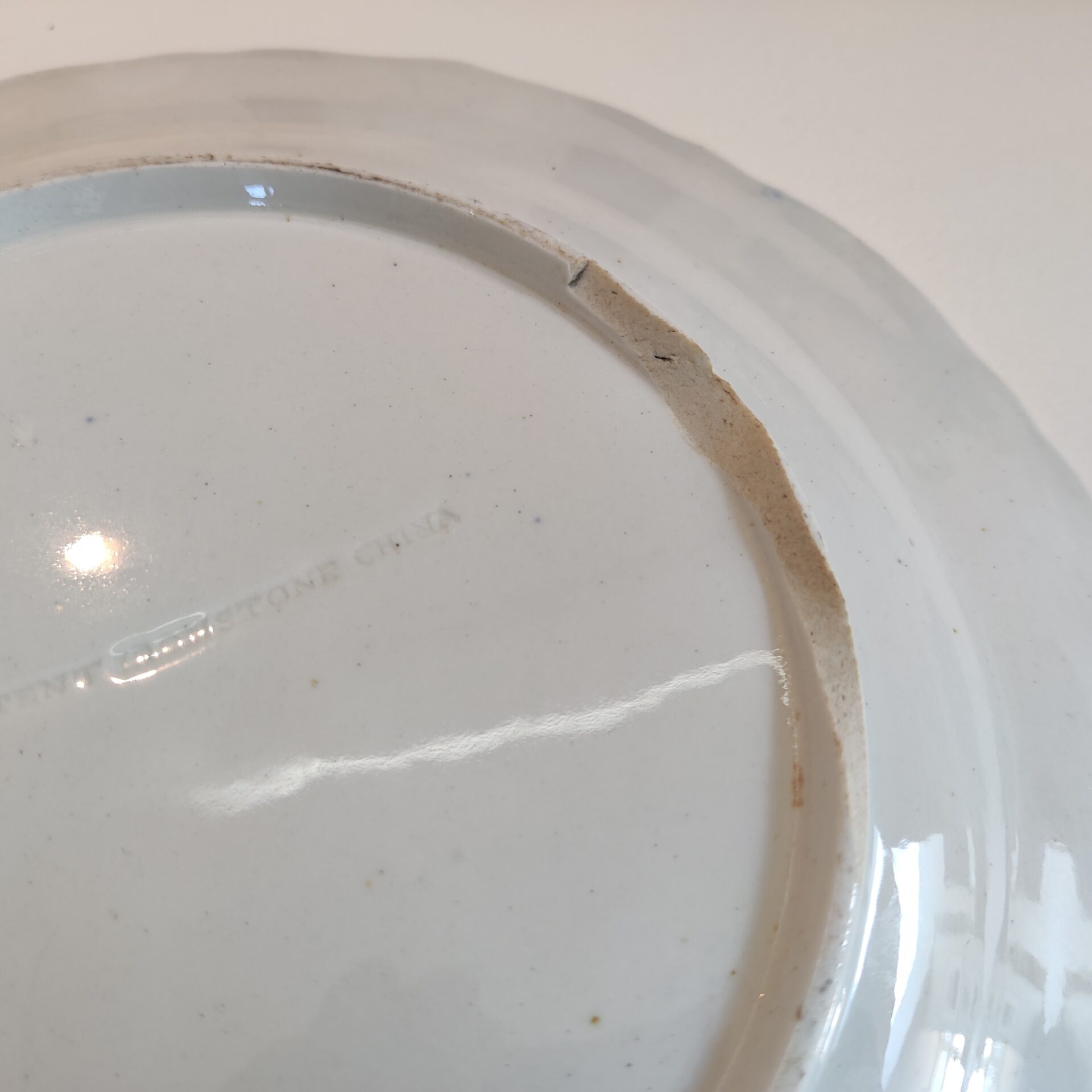 Antik Masons Ironstone tallerken Japan Basket
