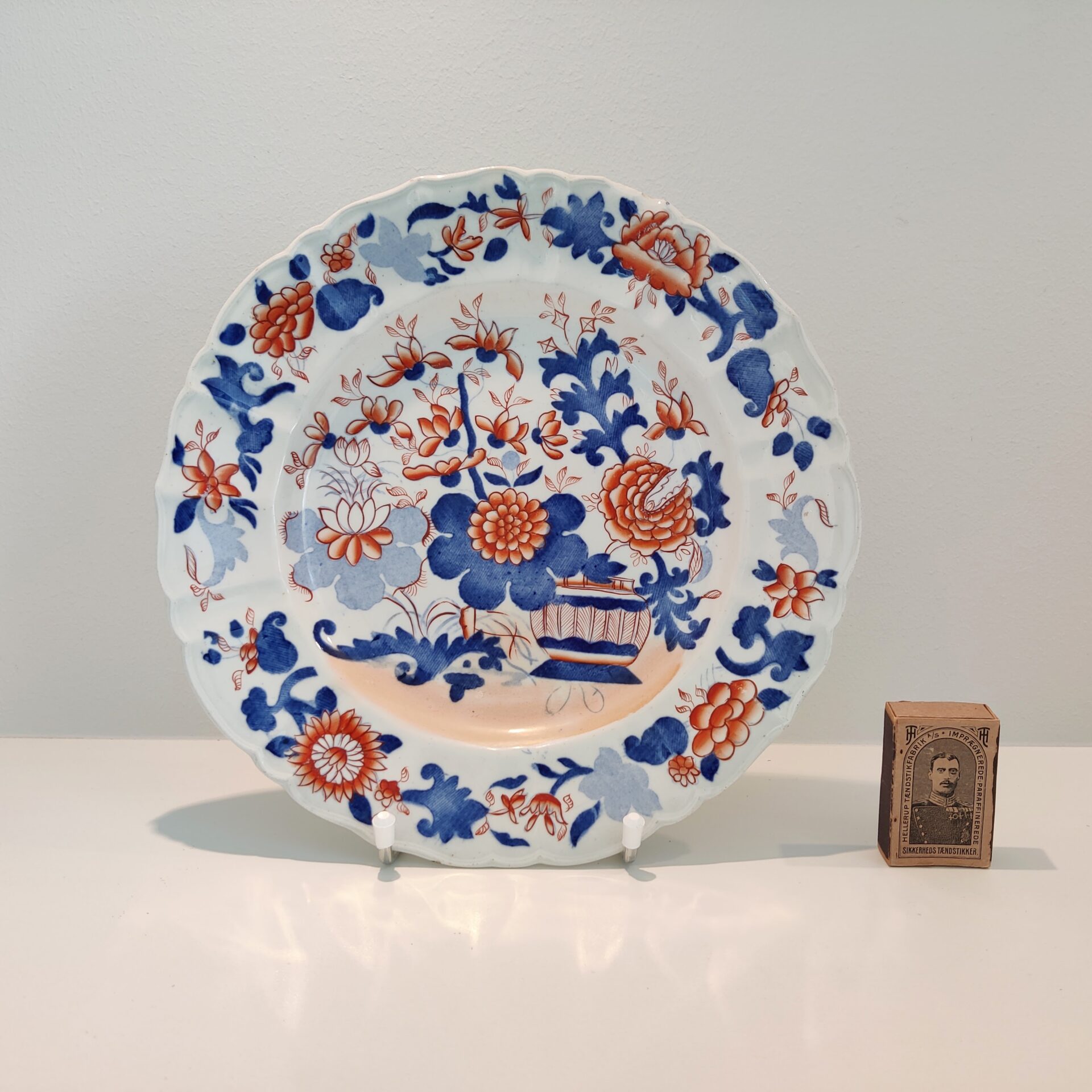 Antik Masons Ironstone tallerken Japan Basket