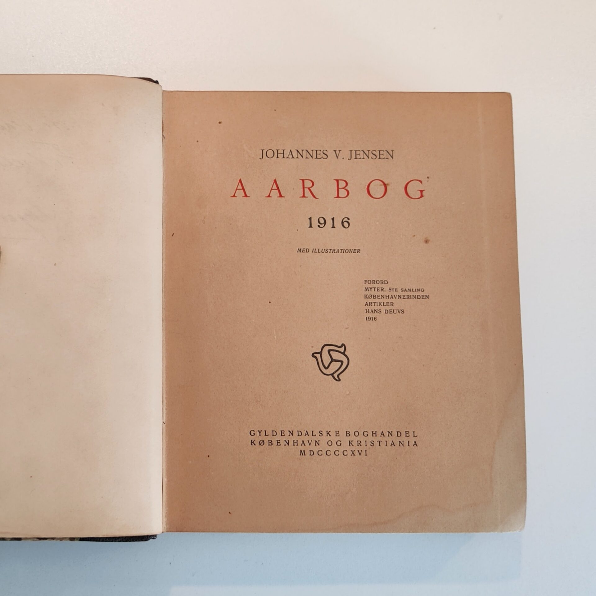 Aarbog 1916 af Johannes V. Jensen - Billede 4