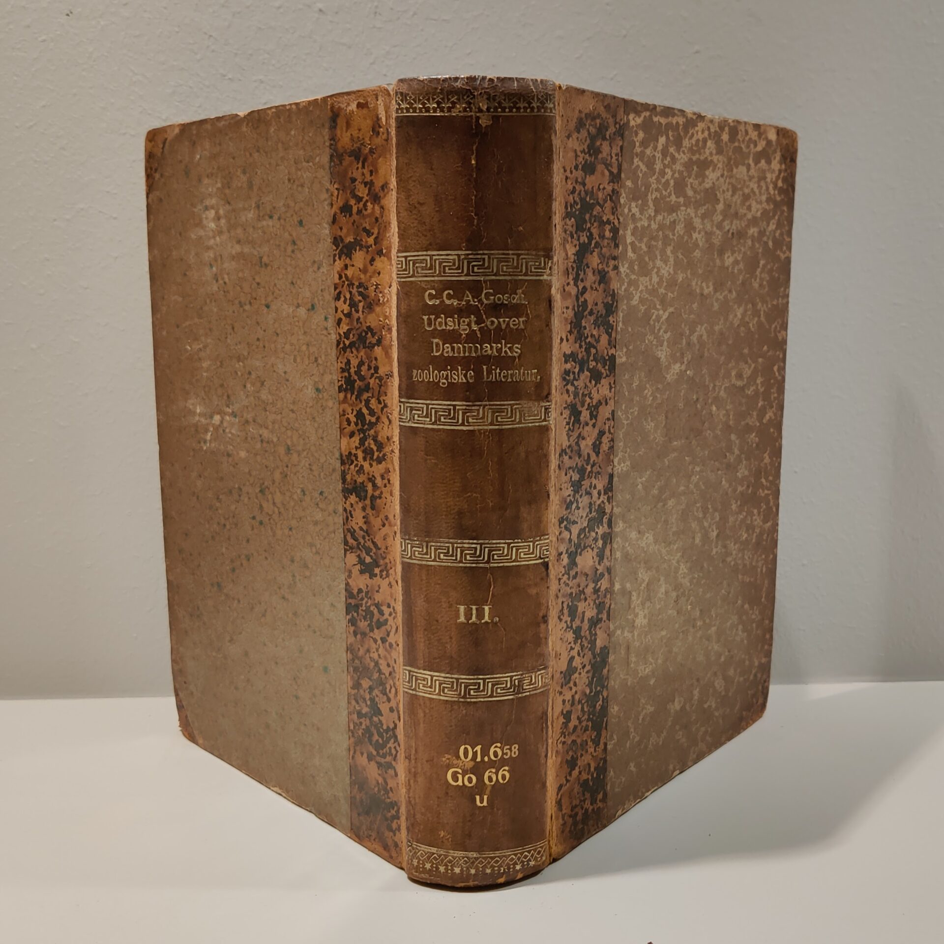 Udsigt over Danmarks zoologiske Literatur I - III af C.C.A Gosch - Billede 2