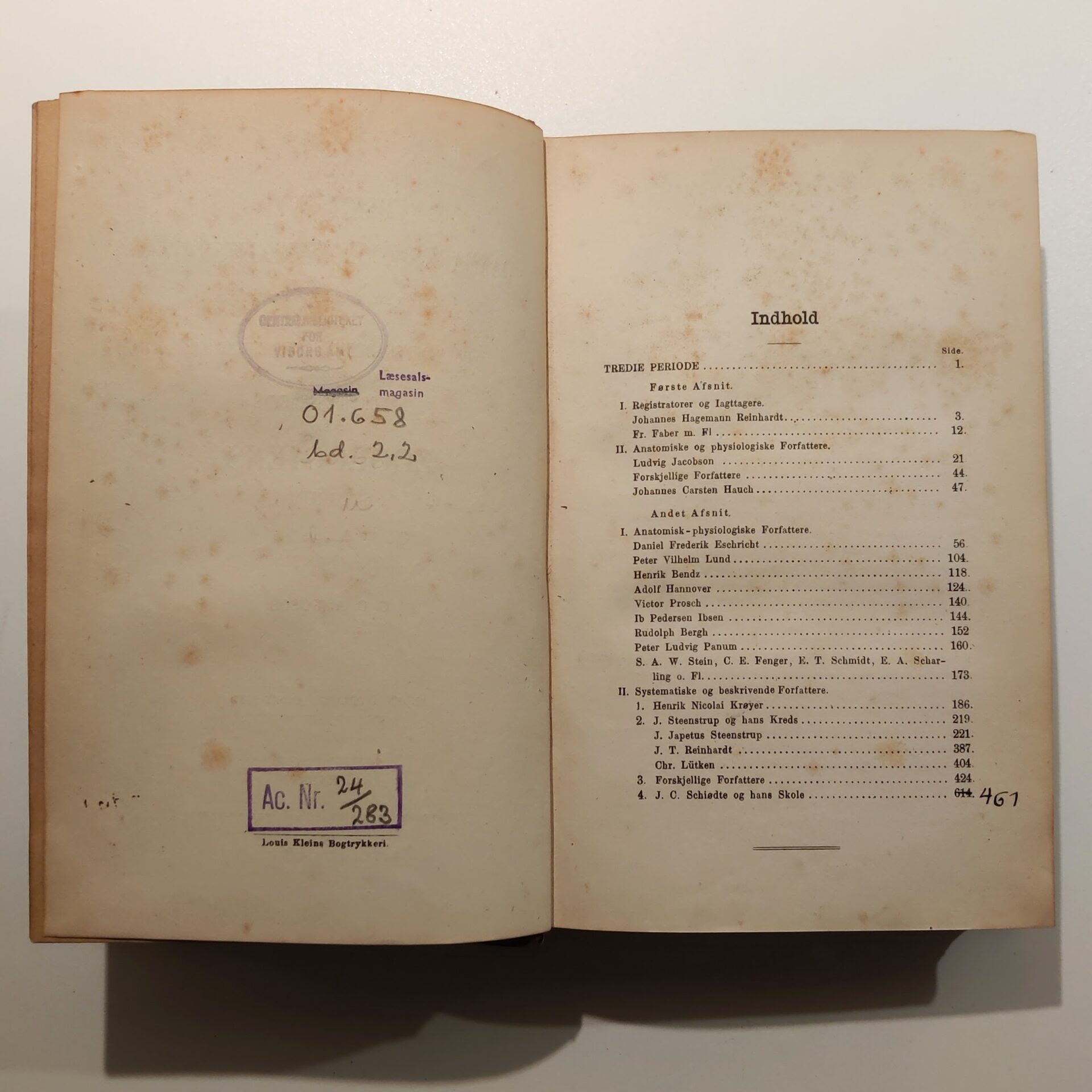 Udsigt over Danmarks zoologiske Literatur I - III af C.C.A Gosch - Billede 4