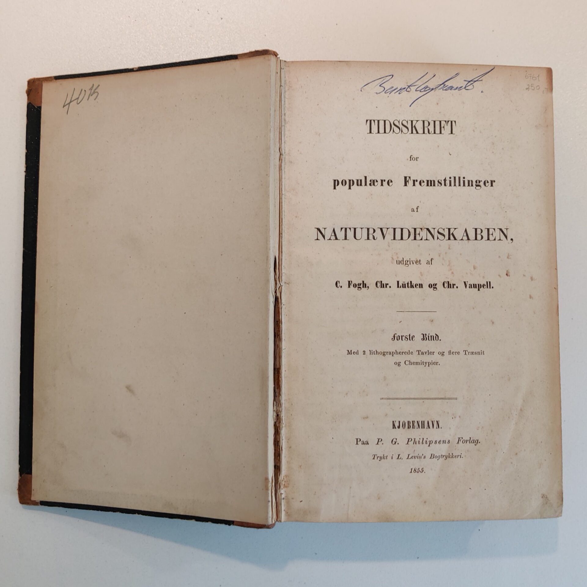 Tidsskrift for populære Fremstillinger af Naturvidenskaben Bd. 1 - 2, 1855 - Billede 2