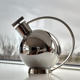 stainless steel cocktail shaker designed by Sylvia Stave
